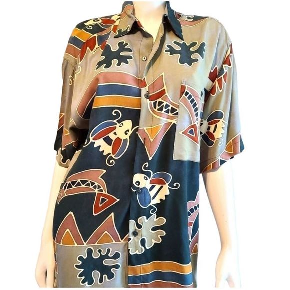 java lava Other - JAVA LAVA Hawaiian Shirt size Medium